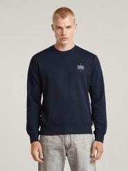 G-Star Bluza w kolorze granatowym rozmiar: S. Niebieskie bluzy bez kaptura męskie G-Star, s. Za 136.45 zł.