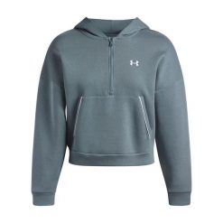 Bluza damska z kapturem Under Armour Rival Piped. Niebieskie bluzy sportowe damskie Under Armour. Za 275.55 zł.