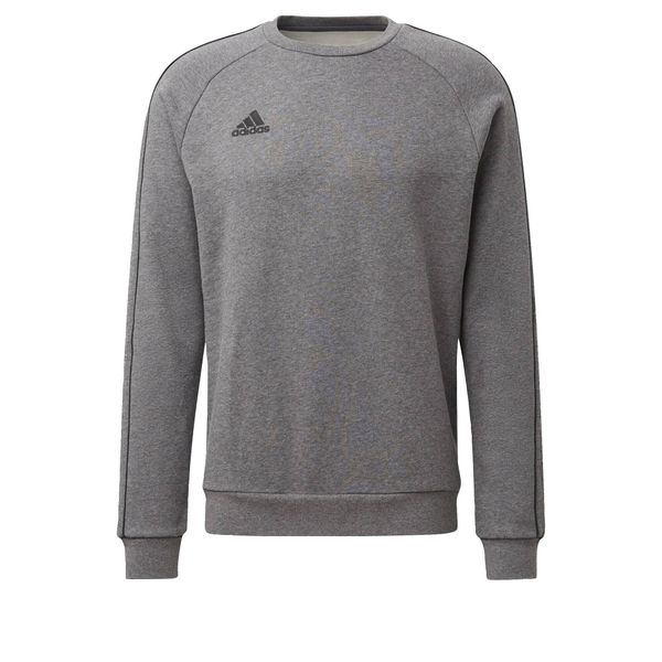 Bluza adidas Core 18 Sweat Top CV3960 szara. Czarne bluzy bez kaptura męskie Adidas, m, z bawełny. Za 79.99 zł.