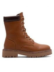 Jenny Fairy Trzewiki ELISA WS5896-17 Brązowy. Brązowe botki damskie Jenny Fairy, z materiału, bez obcasa, na płaskiej podeszwie, bez zapięcia. Za 109.99 zł.