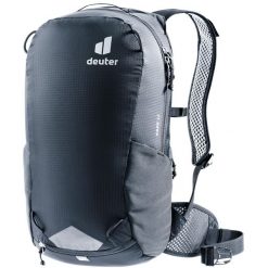 Plecak enduro Deuter Race 12 - black. Czarne plecaki damskie Deuter, bez wzorów, z materiału, sportowe. Za 351.99 zł.