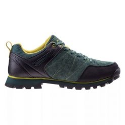 Buty Elbrus Namal V M 92800490719 zielone. Zielone buty trekkingowe męskie z gumy, przed kostkę, bez zapięcia, trekkingowe. Za 361.01 zł.