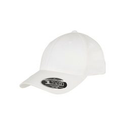Czapka Urban Classics Flexfit 110 Organic. Szare czapki z daszkiem damskie FLEXFIT, bez wzorów, z bawełny. Za 84.65 zł.