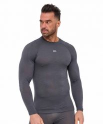 Koszulka męska z długim rękawem wełniana Brubeck ACTIVE MERINO. Zielone bielizna termoaktywna męska Brubeck, l, z dzianiny, bez ramiączek, trekkingowe. Za 299.00 zł.