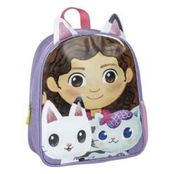 Plecak szkolny Gabby's Dollhouse 100 % poliester. Czerwone plecaki męskie Gabby's Dollhouse, bez wzorów, z poliesteru. Za 84.30 zł.