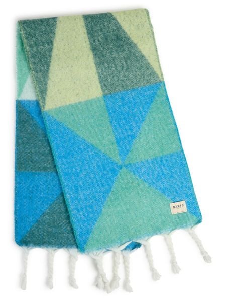 Barts szalik tkany - Kristinn Kobiety Sztuczne włókno niebieski|zielony, ONE SIZE. Niebieskie szaliki i kominy damskie Barts, bez wzorów, z włókna. Za 159.95 zł.