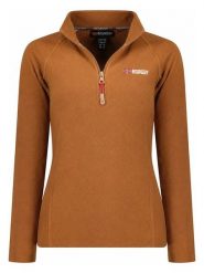 Geographical Norway Bluza polarowa w kolorze jasnobrązowym rozmiar: XXL. Brązowe bluzy bez kaptura damskie Geographical Norway, xxl, z polaru. Za 76.04 zł.