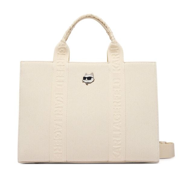 Torebka KARL LAGERFELD. Białe torebki klasyczne damskie Karl Lagerfeld, bez wzorów, bez dodatków. Za 549.99 zł.