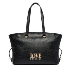 Torebka LOVE MOSCHINO. Czarne torebki klasyczne damskie Love Moschino, bez wzorów, bez dodatków. Za 949.99 zł.