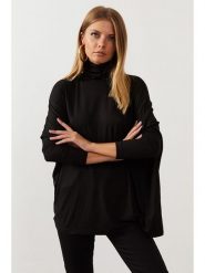 Cool and sexy Bluzka w kolorze czarnym rozmiar: S. Czarne bluzki damskie Cool and sexy, s, bez wzorów, bez kołnierzyka, bez ramiączek. Za 57.20 zł.