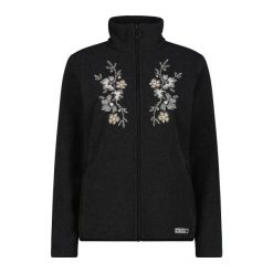 Damska polarowa bluza z zamkiem CMP. Czarne bluzy bez kaptura damskie CMP, z polaru. Za 413.00 zł.