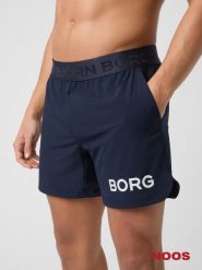 Bjorn_borg BORG 6" SHORTS z poliestru z recyklingu. Niebieskie szorty męskie Björn Borg, bez wzorów. Za 217.50 zł.