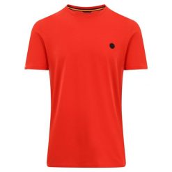 Koszulka Wędkarska Guru Semi Logo Tee Red T-Shirt. Czerwone t-shirty męskie GURU, m, bez wzorów, bez kołnierzyka. Za 128.99 zł.