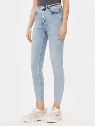 Calvin Klein Jeans Jeansy J20J222145 Niebieski Super Skinny Fit. Niebieskie jeansy damskie Calvin Klein Jeans. Za 399.99 zł.