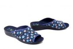 ADANEX 30310 SIK1VD granatowy, kapcie damskie. Niebieskie kapcie damskie Adanex. Za 61.19 zł.