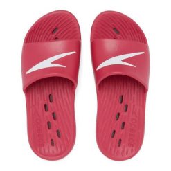 Klapki basenowe damskie Speedo Slide. Białe klapki damskie Speedo, bez wzorów, bez obcasa. Za 176.90 zł.
