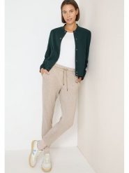 Cecil Spodnie dresowe w kolorze beżowym rozmiar: L/L28. Brązowe spodnie dresowe damskie Cecil, l, bez wzorów, z dresówki. Za 122.67 zł.