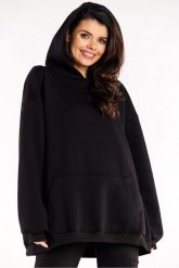 Bluza oversize z kapturem bawełniana czarna. Czarne bluzy z kapturem damskie Infinite You, l, z bawełny. Za 259.00 zł.