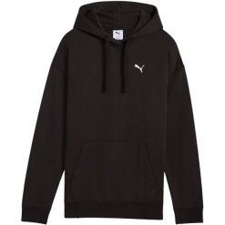 Bluza damska Puma ESS Comfort Hoodie FL 01. Czarne bluzy sportowe damskie Puma, z bawełny. Za 168.99 zł.