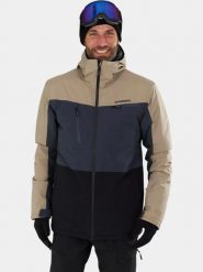 Kurtka Narciarska Męska Fundango Horatio Allmtn. Brązowe kurtki narciarskie i snowboardowe damskie Fundango, m, bez wzorów, z materiału, bez kaptura, narciarskie. Za 749.00 zł.