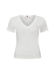 Tommy Hilfiger Koszulka Kobiety Bawełna biały, S. Białe t-shirty damskie Tommy Hilfiger, s, bez wzorów, z bawełny, bez kołnierzyka. Za 239.95 zł.