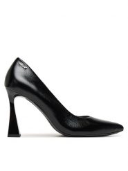 KARL LAGERFELD Półbuty KL32011 Czarny. Czarne półbuty damskie Karl Lagerfeld, bez wzorów, z materiału, bez obcasa, na obcasie. Za 709.99 zł.