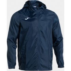 Kurtka wodoodporna z kapturem Joma Rain. Niebieskie kurtki treningowe męskie Joma, xl, bez wzorów, z materiału, do piłki nożnej. Za 168.50 zł.