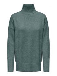 ONLY Sweter w kolorze turkusowym rozmiar: XS. Niebieskie golfy damskie Only, xs, bez wzorów, ze splotem, bez ramiączek. Za 52.79 zł.