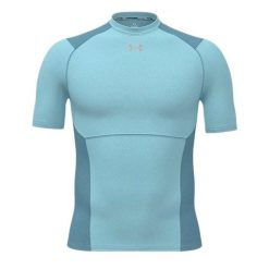 Koszulka termoaktywna Under Armour HeatGear® Elite. Niebieskie bielizna termoaktywna męska Under Armour, l, bez wzorów, z elastanu. Za 212.35 zł.