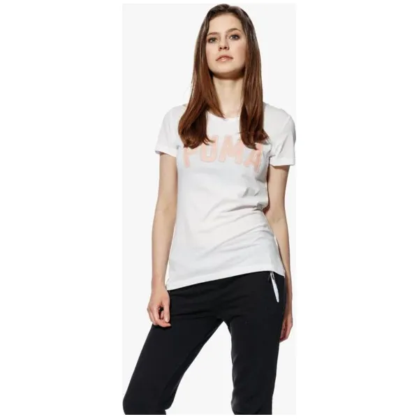 Puma Koszulka Ss Athletic , biały, rozmiar S. Białe t-shirty damskie Puma, s, bez wzorów, z materiału, bez kołnierzyka. W wyprzedaży za 59.99 zł.