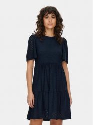 JDY Sukienka letnia Carla 15254680 Niebieski Regular Fit. Niebieskie sukienki damskie JDY, na lato, xs, bez wzorów, z syntetyku, bez kołnierzyka, bez ramiączek. Za 129.99 zł.