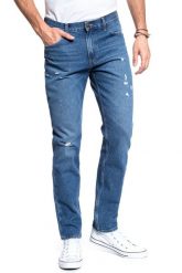 JEANSY MĘSKIE LEE RIDER TRASHED LAX L701GAYB 112117426. Niebieskie jeansy męskie Lee. W wyprzedaży za 179.99 zł.