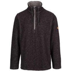 Bluza Męska Falmouthfloss. Czarne bluzy bez kaptura męskie Trespass, l, z bawełny. Za 422.99 zł.