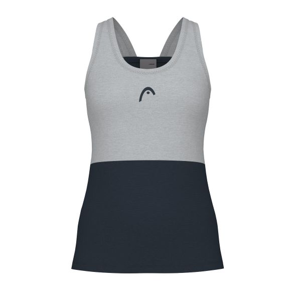 Damski tank top Head Play Tech. Niebieskie topy damskie HEAD, m, bez wzorów, z dżerseju, bez ramiączek. Za 268.05 zł.