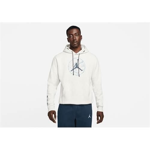 Bluza sportowa męska Nike Air Jordan Essentials Mountainside. Białe bluzy sportowe męskie Nike, bez wzorów, sportowe, bez kołnierzyka, bez ramiączek. Za 299.00 zł.