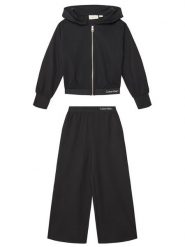 Calvin Klein Jeans Dres Logo Tape IG0IG02817 D Czarny Regular Fit. Czarne spodnie dziewczęce Calvin Klein Jeans, z dresówki. Za 429.99 zł.
