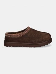 UGG Skórzane kapcie "Tasman" w kolorze brązowym rozmiar: 37. Brązowe kapcie damskie Ugg, ze skóry. Za 355.78 zł.