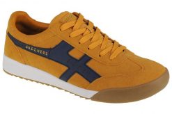 Buty sportowe Sneakersy męskie, Skechers Zinger-Manchego. Żółte buty sportowe na co dzień męskie Skechers, z materiału, bez zapięcia, trekkingowe. Za 319.99 zł.
