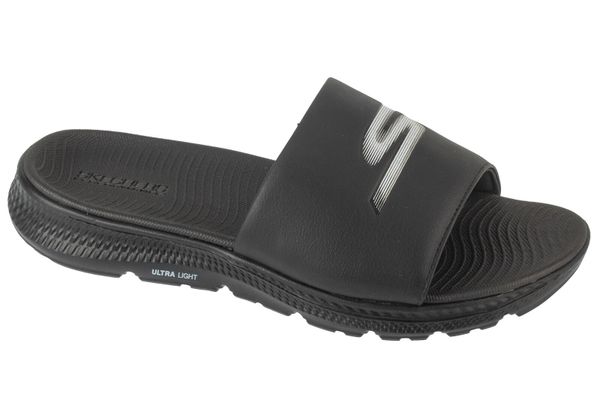 Klapki na basen męskie, On-The-Go Go Consistent Sandal 2.0 - Culver. Czarne klapki i japonki męskie Skechers, z materiału. Za 159.99 zł.