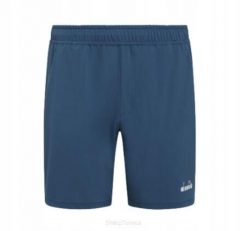 Spodenki tenisowe Diadora Shorts Icon 7. Niebieskie szorty męskie Diadora, bez wzorów, z elastanu, sportowe. Za 209.00 zł.