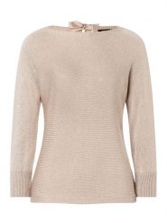 More & More Sweter w kolorze beżowym rozmiar: 42. Brązowe swetry klasyczne damskie MORE & MORE, bez kołnierzyka. Za 109.00 zł.