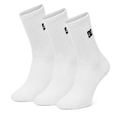 Skarpety długie DC Shoes. Białe skarpetki męskie DC Shoes, bez wzorów. Za 49.99 zł.
