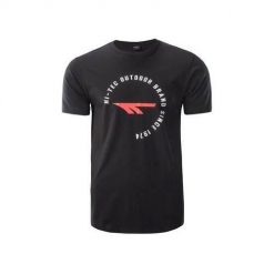 Koszulka sportowa męska Hi-Tec Olen. Czarne t-shirty sportowe męskie Hi-tec, m, z bawełny, bez ramiączek. Za 67.15 zł.