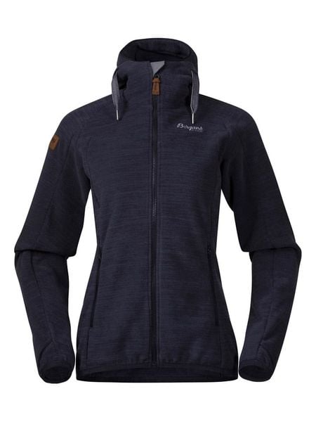 Bergans Kurtka polarowa w kolorze granatowym rozmiar: XS. Niebieskie kurtki damskie Bergans, xs, bez wzorów, z materiału, bez kaptura. Za 352.43 zł.