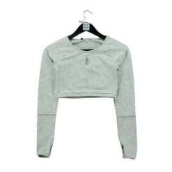 Second life - T-shirt Femme Fitness Yoga Beige - Jak nowy. Brązowe t-shirty damskie Gymshark, bez wzorów, bez kołnierzyka. Za 101.48 zł.