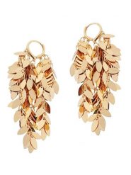 TATUUM Kolczyki-kreole z elementem ozdobnym rozmiar: onesize. Żółte kolczyki damskie Tatuum, złote. Za 52.42 zł.