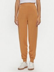 Armani Exchange Spodnie dzianinowe 6DYP1J YME3Z 1788 Pomarańczowy Regular Fit. Brązowe spodnie materiałowe damskie Armani Exchange, bez wzorów, z dzianiny. Za 309.99 zł.