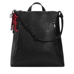 Plecak Desigual. Czarne plecaki damskie Desigual, bez wzorów. Za 489.99 zł.