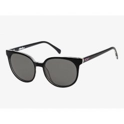 Okulary Roxy przeciwsłoneczne Makani G XKKS Shiny Black Grey. Czarne okulary przeciwsłoneczne męskie Roxy. W wyprzedaży za 169.00 zł.