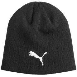 Czapka piłkarska indWINTERIZED Tech PUMA Black White. Białe czapki męskie Puma, bez wzorów, sportowe. Za 75.00 zł.